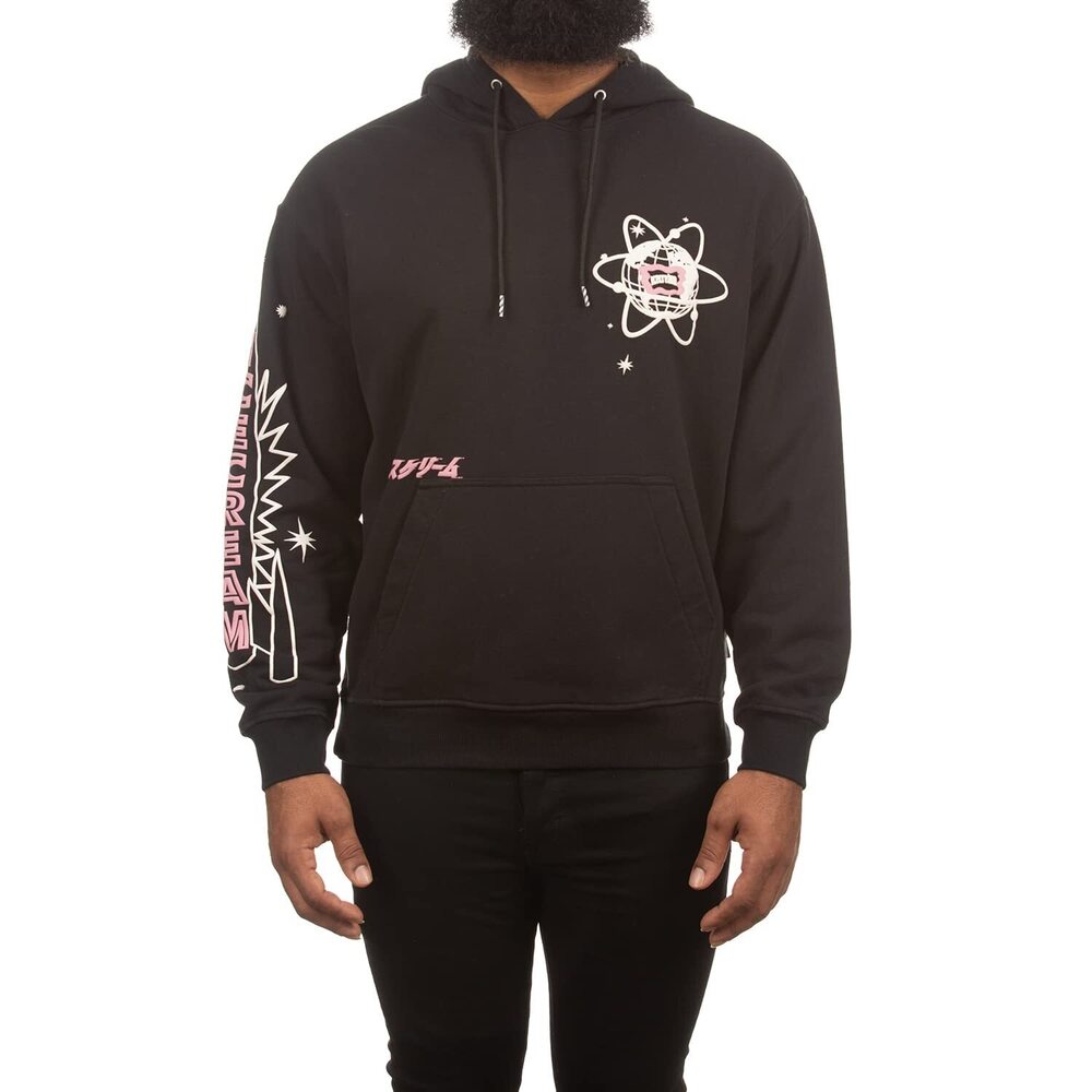 Ice Cream Cones Hoodie Black SM
